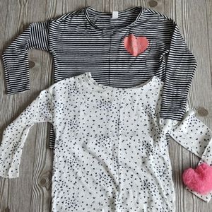 Old Navy girls long sleeve tops bundle size lg
